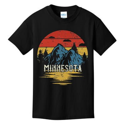 Minnesota Retro Vintage Kids T-Shirt