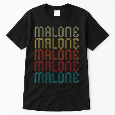 Malone Retro Vintage Style Name Gift Tall T-Shirt