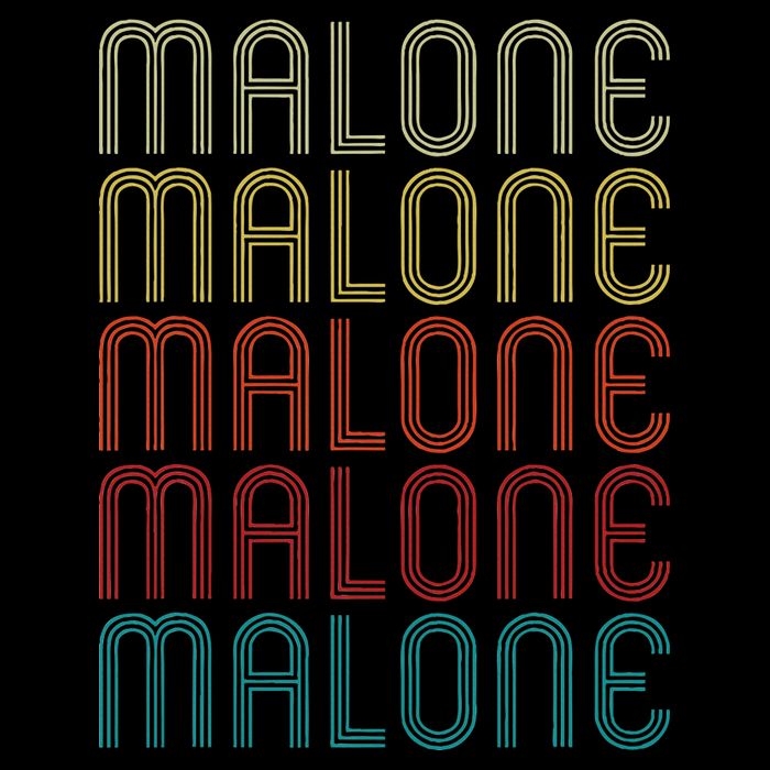 Malone Retro Vintage Style Name Gift 16 in Basic Backpack