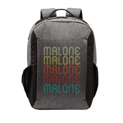 Malone Retro Vintage Style Name Gift Vector Backpack