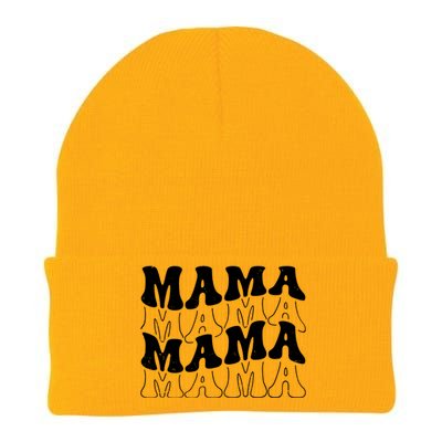 Mama Retro Vintage Cute Gift Knit Cap Winter Beanie