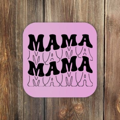 Mama Retro Vintage Cute Gift Coaster