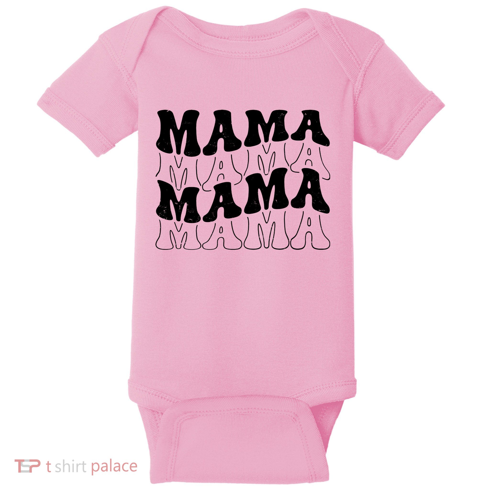 Mama Retro Vintage Cute Gift Baby Bodysuit