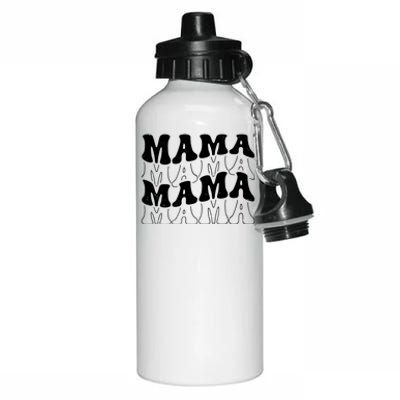 Mama Retro Vintage Cute Gift Aluminum Water Bottle