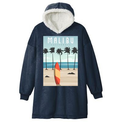 Malibu Retro Vintage Hooded Wearable Blanket