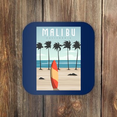 Malibu Retro Vintage Coaster