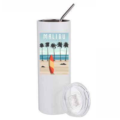 Malibu Retro Vintage Stainless Steel Tumbler