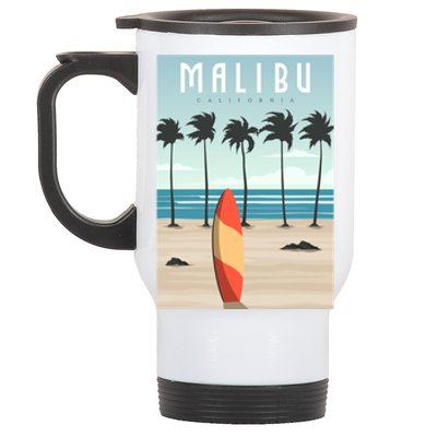 Malibu Retro Vintage Stainless Steel Travel Mug