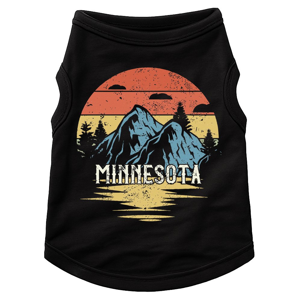 Minnesota Retro Vintage Doggie Tank