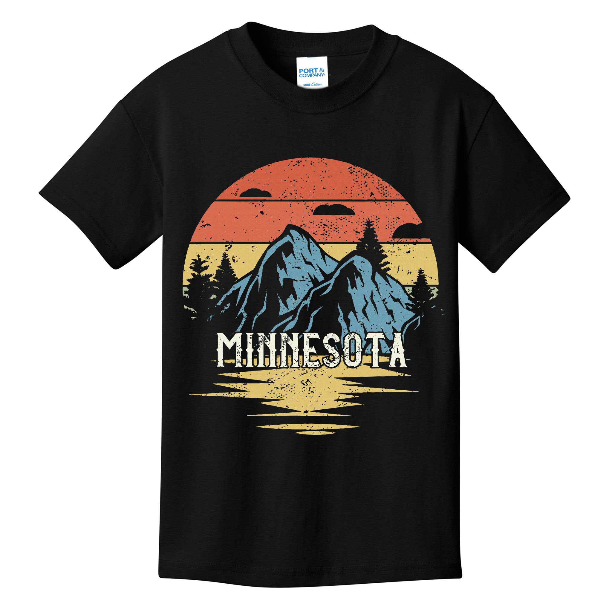 Minnesota Retro Vintage Kids T-Shirt