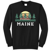 Maines Retro Vintage Gift Women Sweatshirt