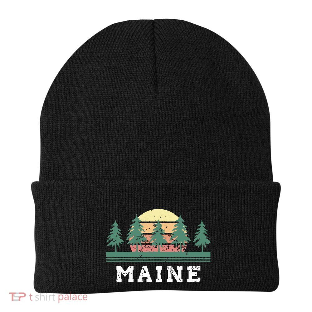 Maines Retro Vintage Gift Women Beanie