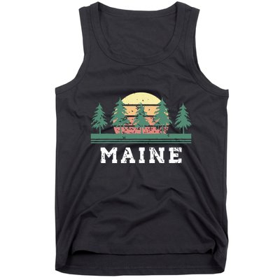 Maines Retro Vintage Gift Women Tank Top