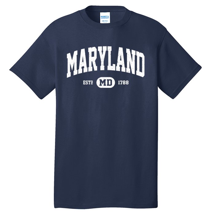 Maryland Retro Vintage Maryland Tall T-Shirt