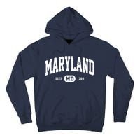 Maryland Retro Vintage Maryland Tall Hoodie