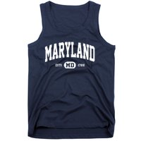 Maryland Retro Vintage Maryland Tank Top