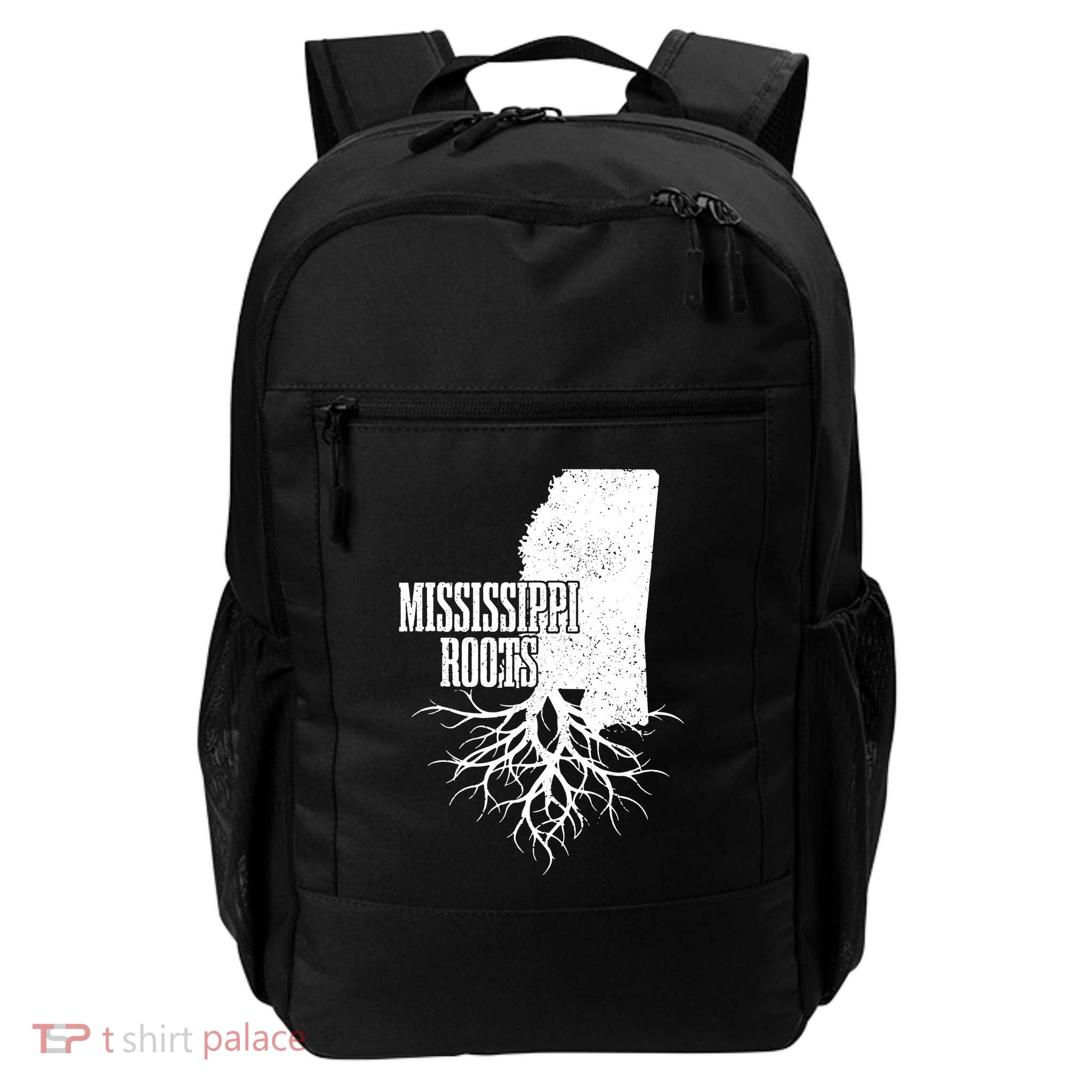 Mississippi Roots Vintage Usa Patriotic Pride State Map Backpack
