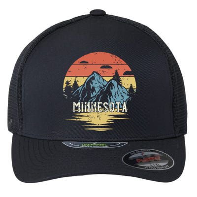 Minnesota Retro Vintage Flexfit Unipanel Trucker Cap