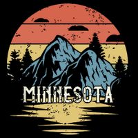 Minnesota Retro Vintage Cooling Performance Crew T-Shirt