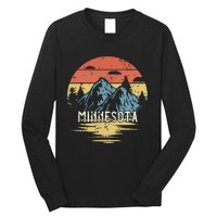 Minnesota Retro Vintage Long Sleeve Shirt