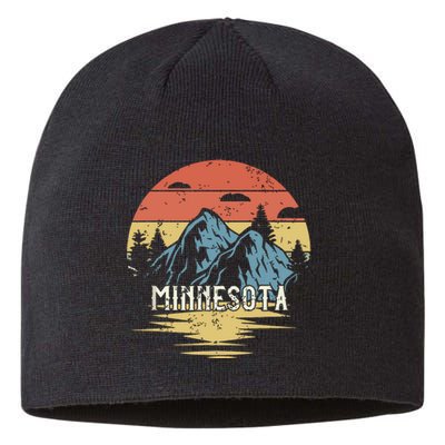 Minnesota Retro Vintage Sustainable Beanie