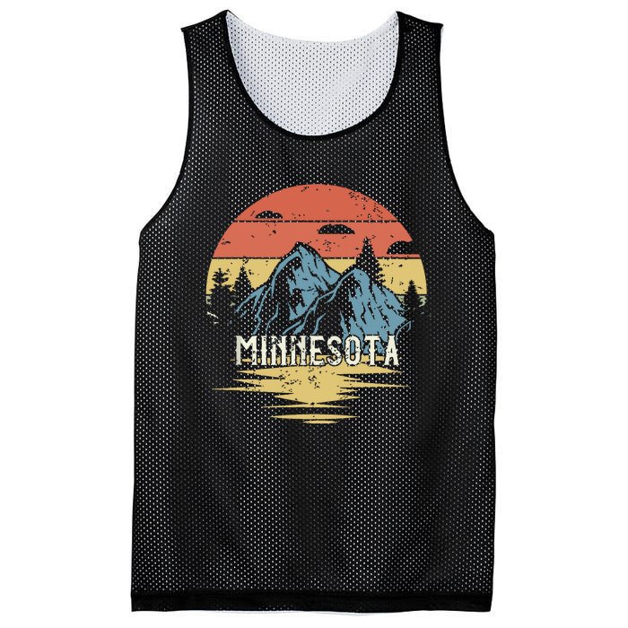 Minnesota Retro Vintage Mesh Reversible Basketball Jersey Tank