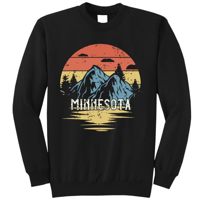 Minnesota Retro Vintage Tall Sweatshirt