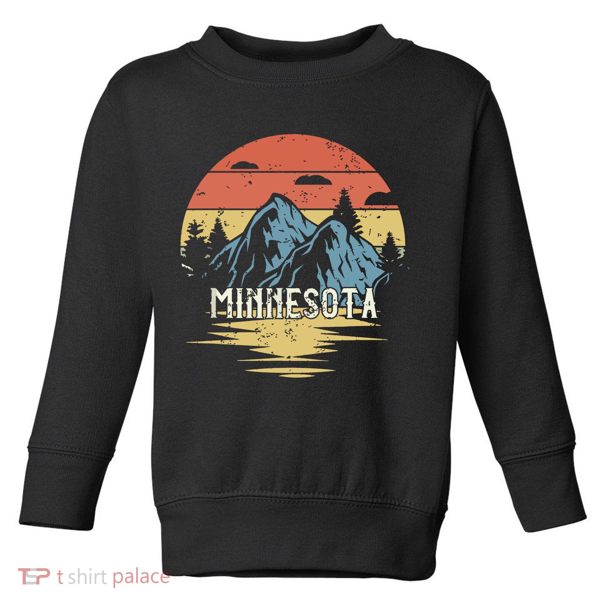 Minnesota Retro Vintage Toddler Sweatshirt