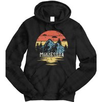 Minnesota Retro Vintage Tie Dye Hoodie