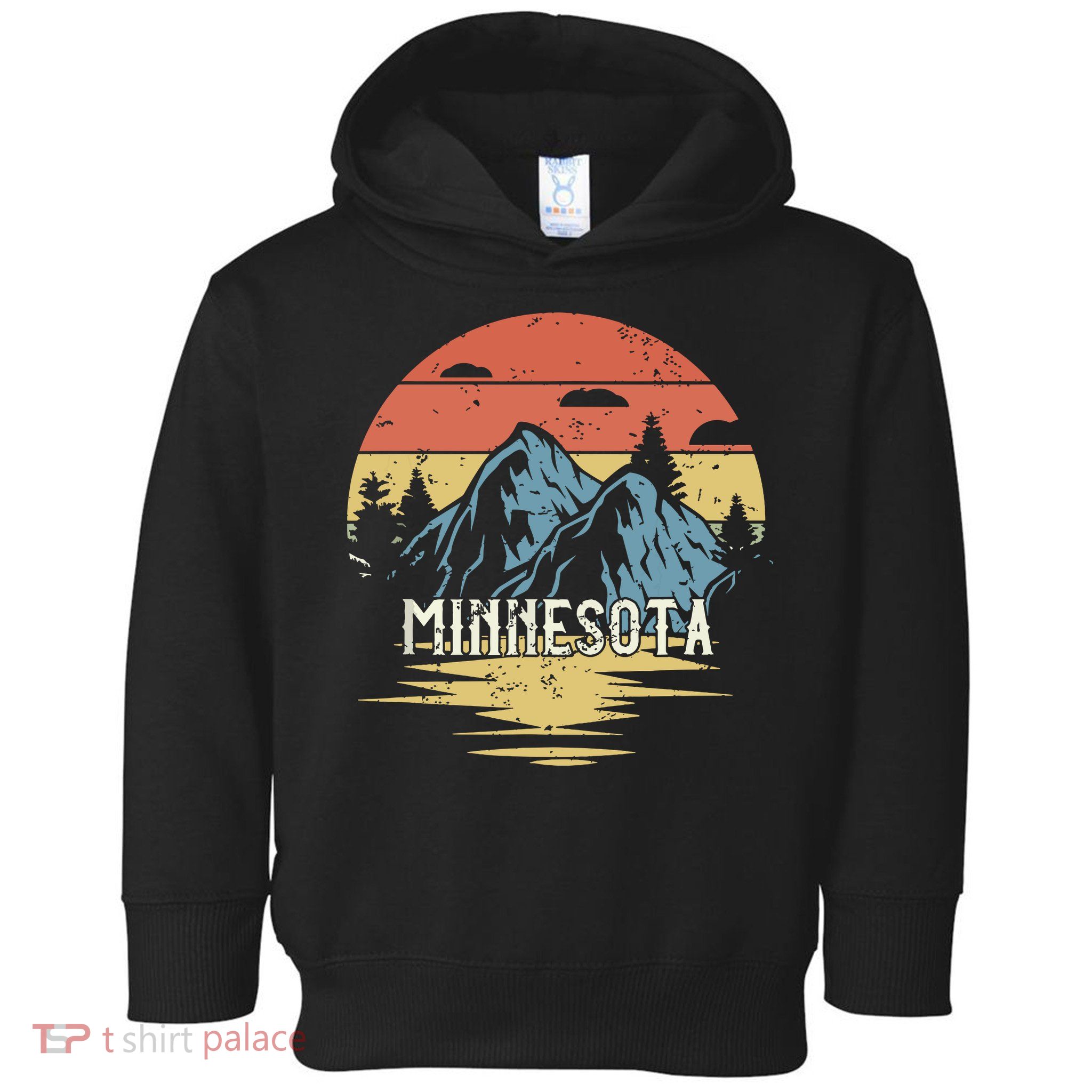 Minnesota Retro Vintage Toddler Hoodie