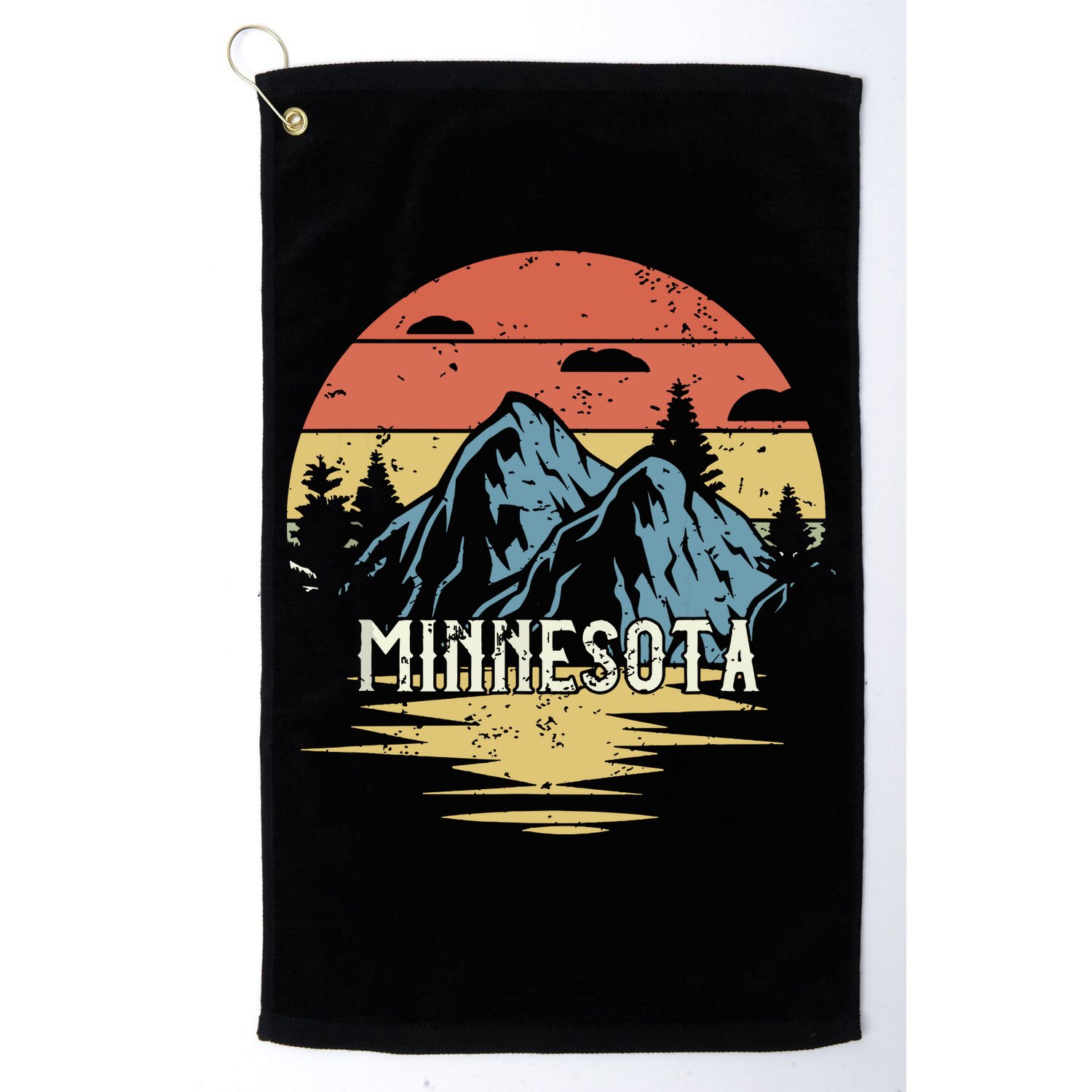 Minnesota Retro Vintage Golf Towel