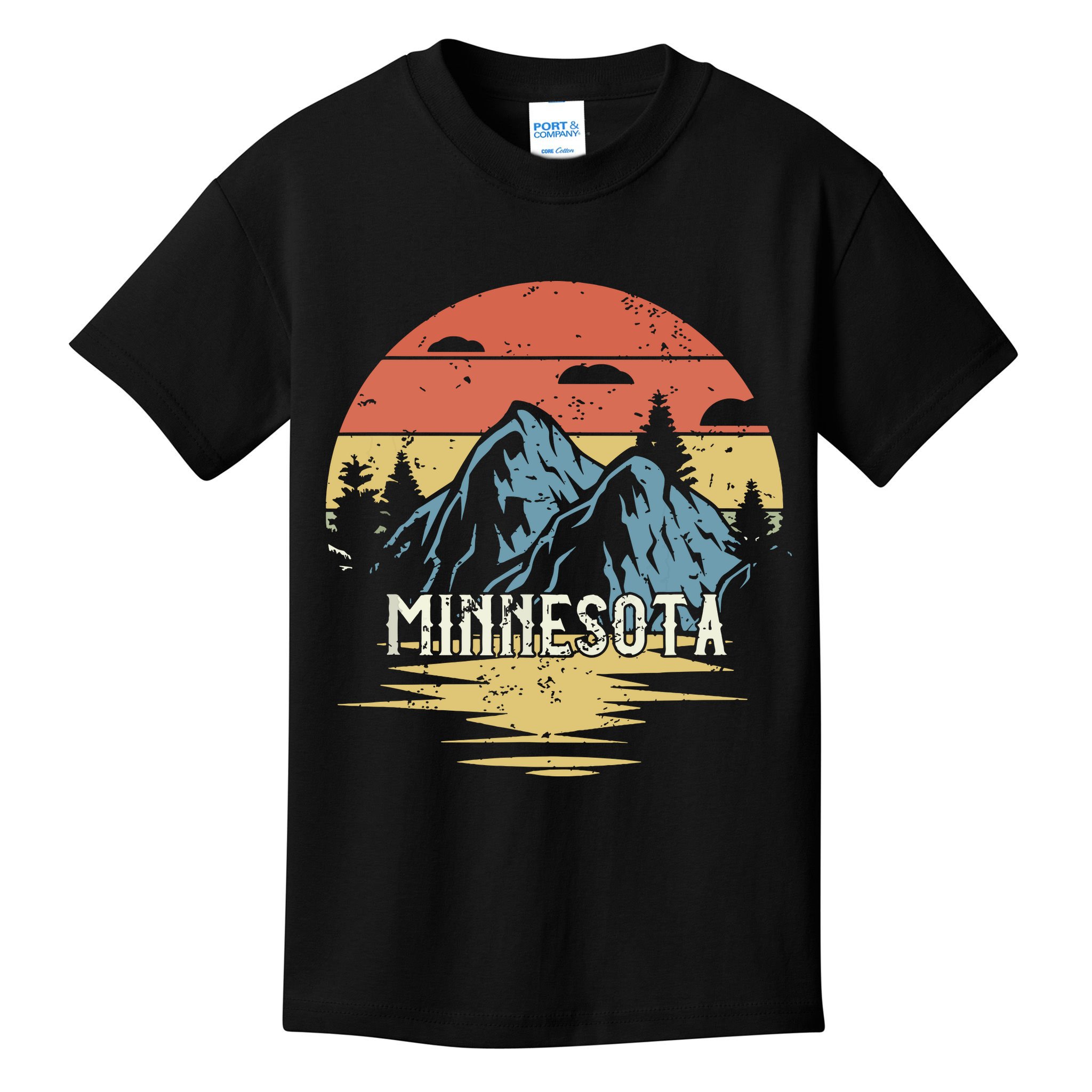 Minnesota Retro Vintage Kids T-Shirt