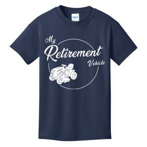 My Retirement Vehicle - Retired Mower Kids T-Shirt