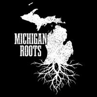 Michigan Roots Vintage Pride State Map Gift Doggie Tank
