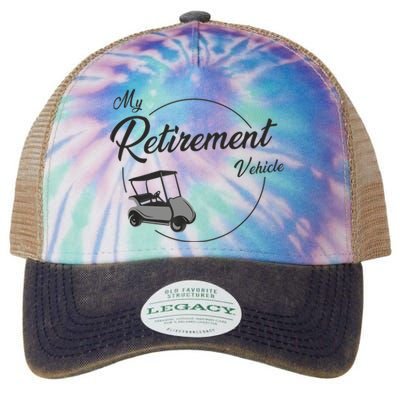 My Retirement Vehicle - Retired Golf Legacy Tie Dye Trucker Hat