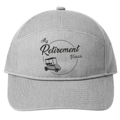 My Retirement Vehicle - Retired Golf 7-Panel Snapback Hat