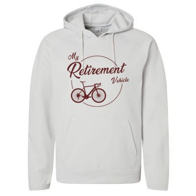 My Retirement Vehicle - Retired Cycling Performance Fleece Hoodie