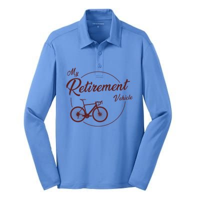 My Retirement Vehicle - Retired Cycling Silk Touch Performance Long Sleeve Polo