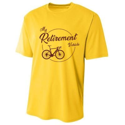 My Retirement Vehicle - Retired Cycling Performance Sprint T-Shirt