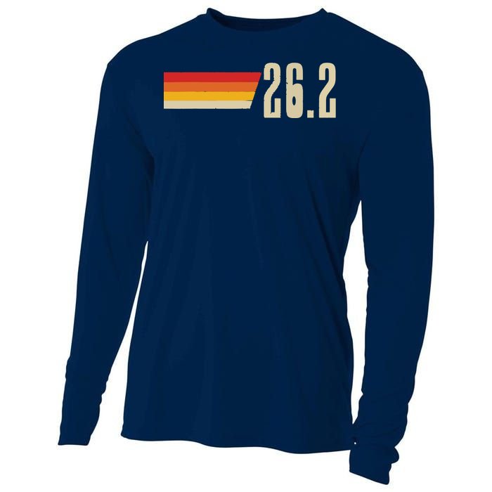 Marathon Running Vintage 262 Miles Retro Marathon Runner Cooling Performance Long Sleeve Crew