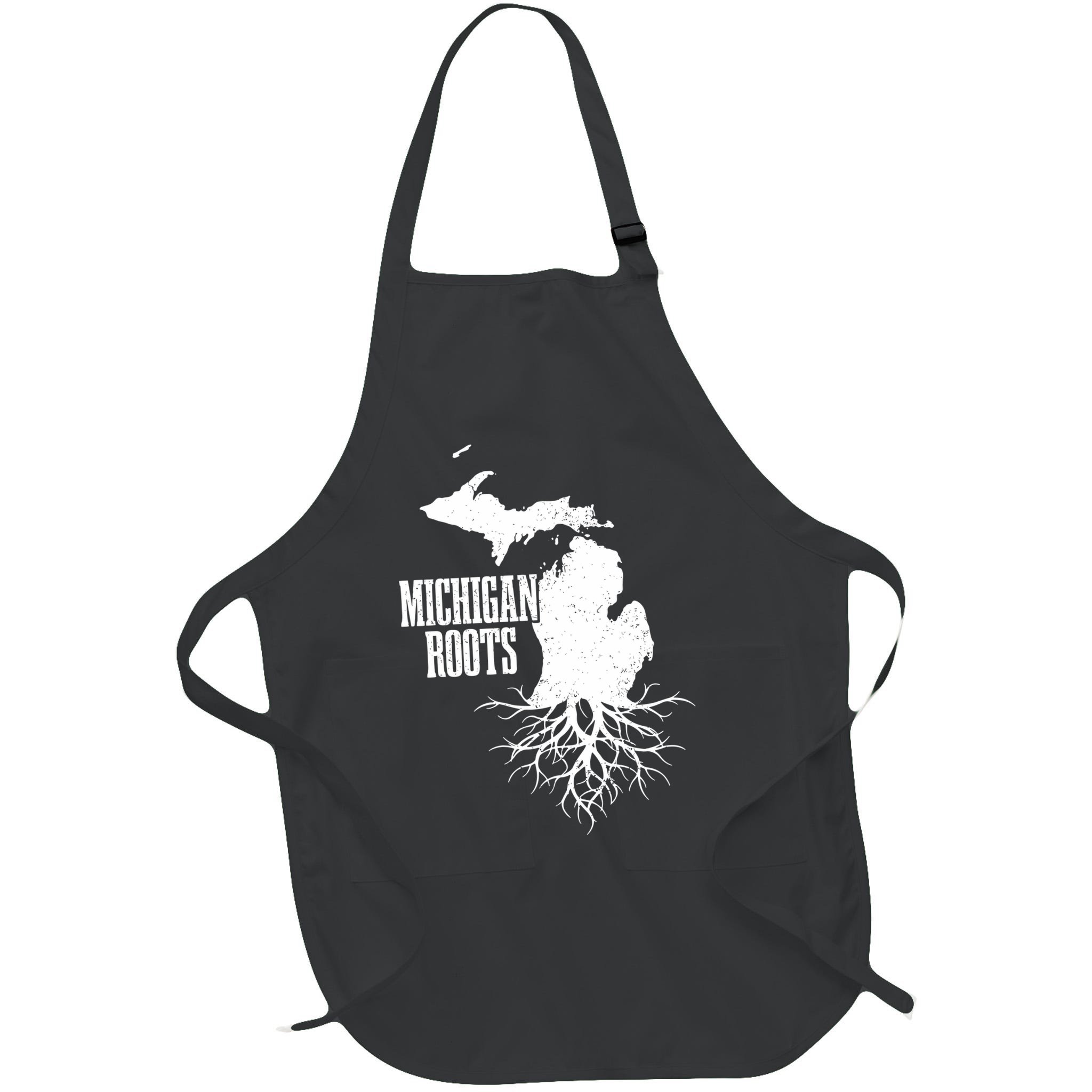 Michigan Roots Vintage Pride State Map Apron