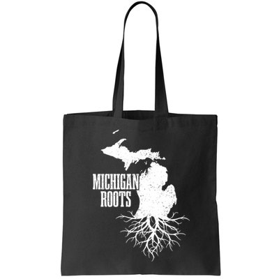 Michigan Roots Vintage Pride State Map Bag