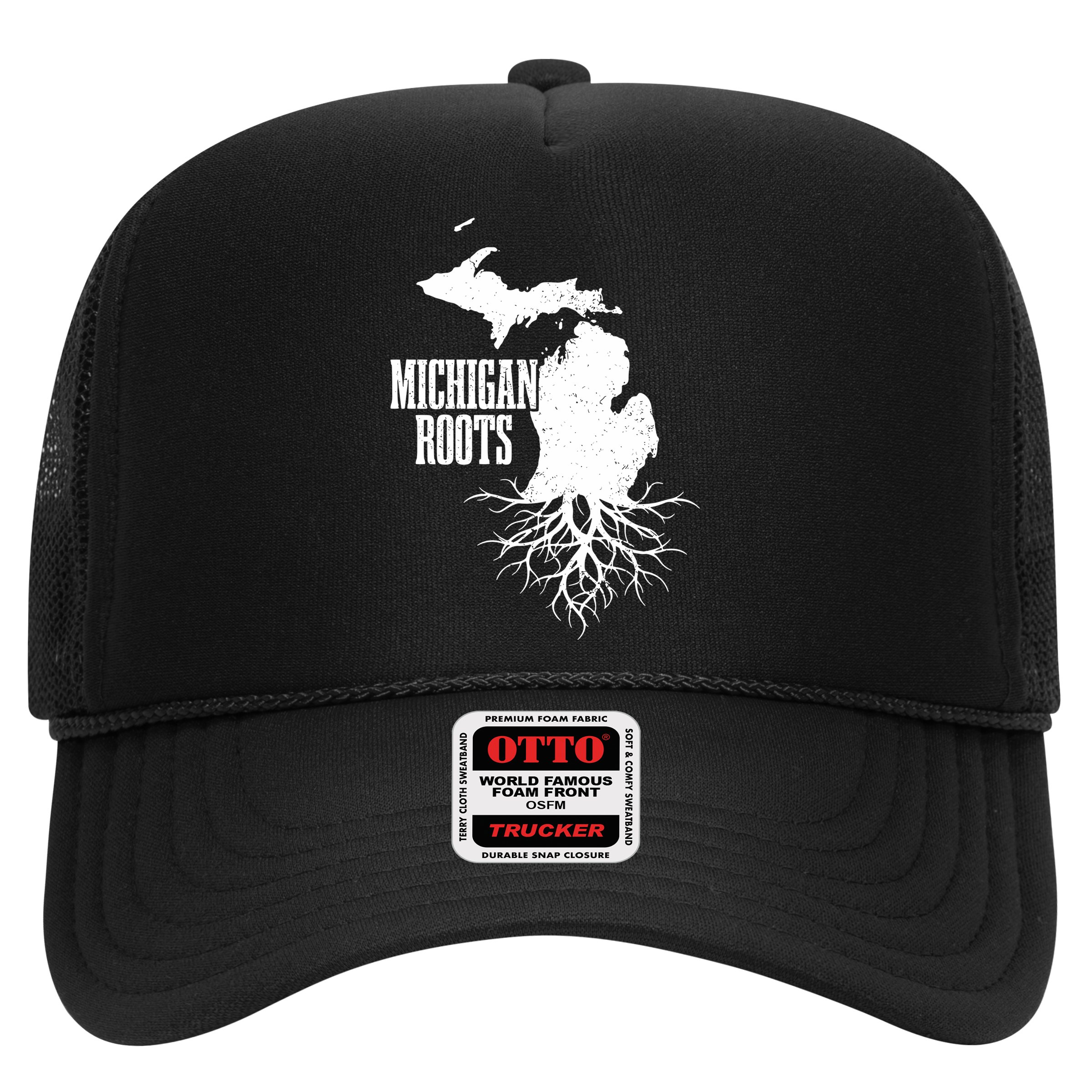 Michigan Roots Vintage Pride State Map Hat
