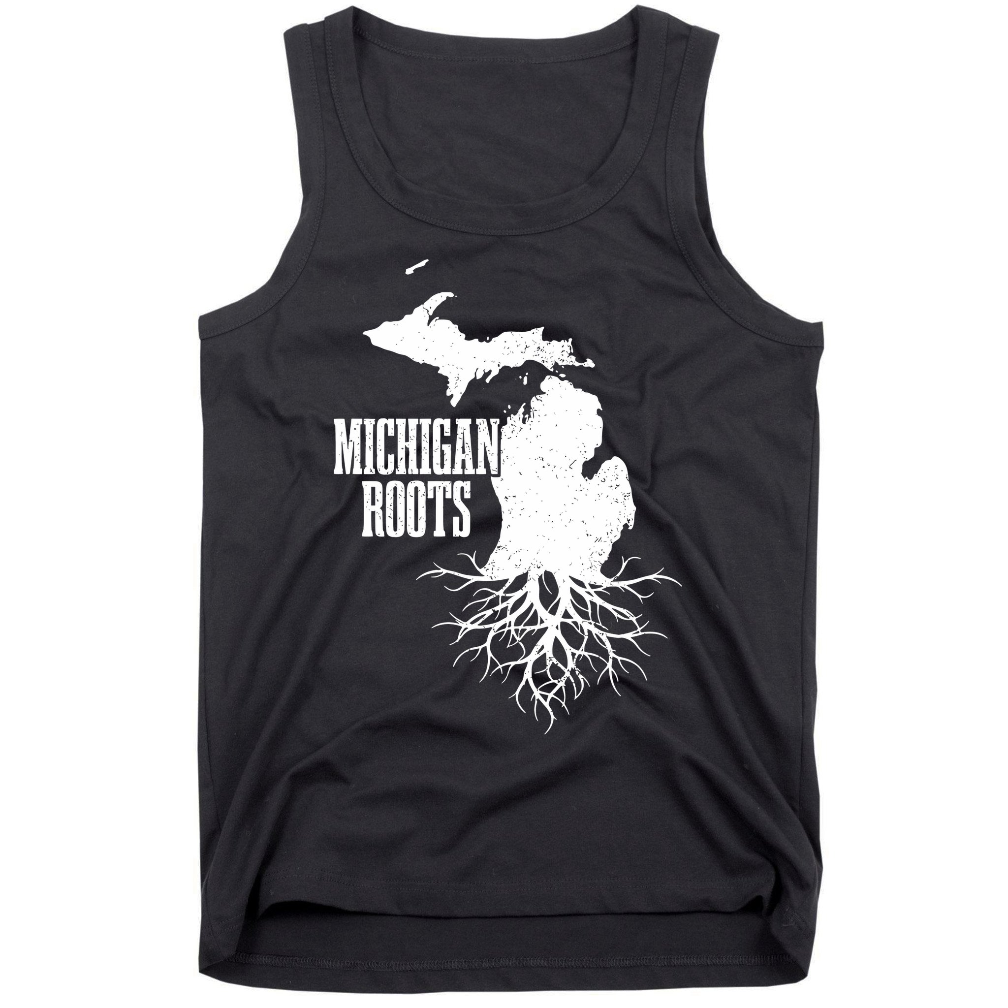 Michigan Roots Vintage Pride State Map Tank Top