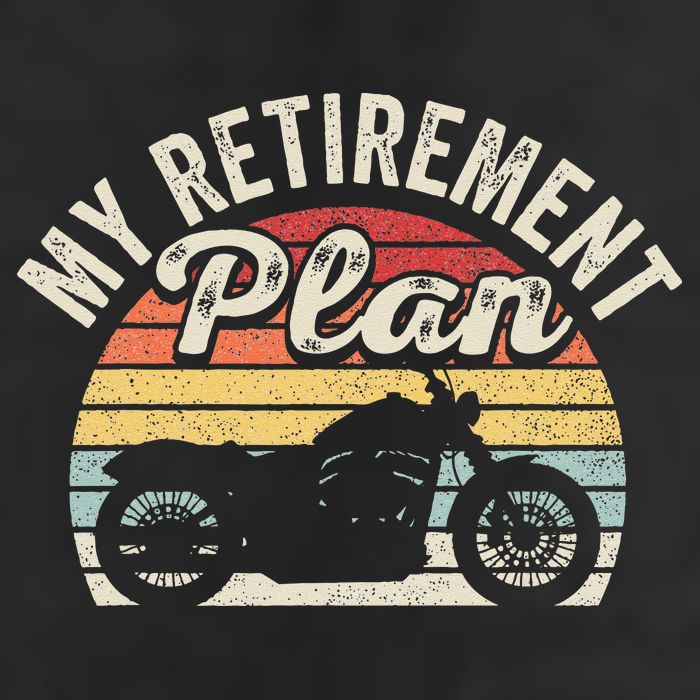 Motorcycle Retro Vintage My Retirement Plan Bike Retirement Hat