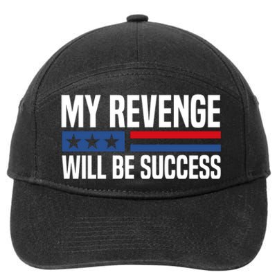 My Revenge Will Be Success 7-Panel Snapback Hat