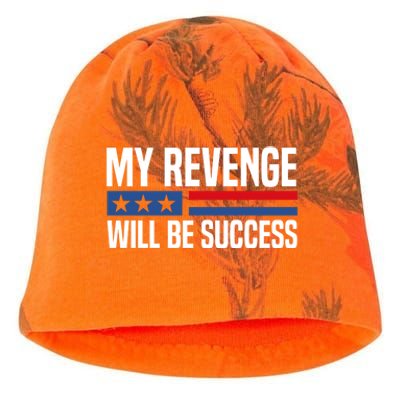 My Revenge Will Be Success Kati - Camo Knit Beanie