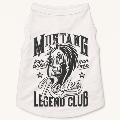 Mustang Run Wild Run Free Rodeo Legend Club Doggie Tank