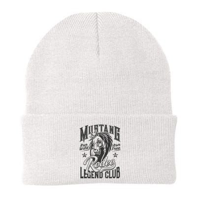 Mustang Run Wild Run Free Rodeo Legend Club Beanie