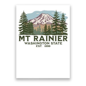 Mount R.A.I.N.I.E.R Washington S.T.A.T.E. Mt Poster